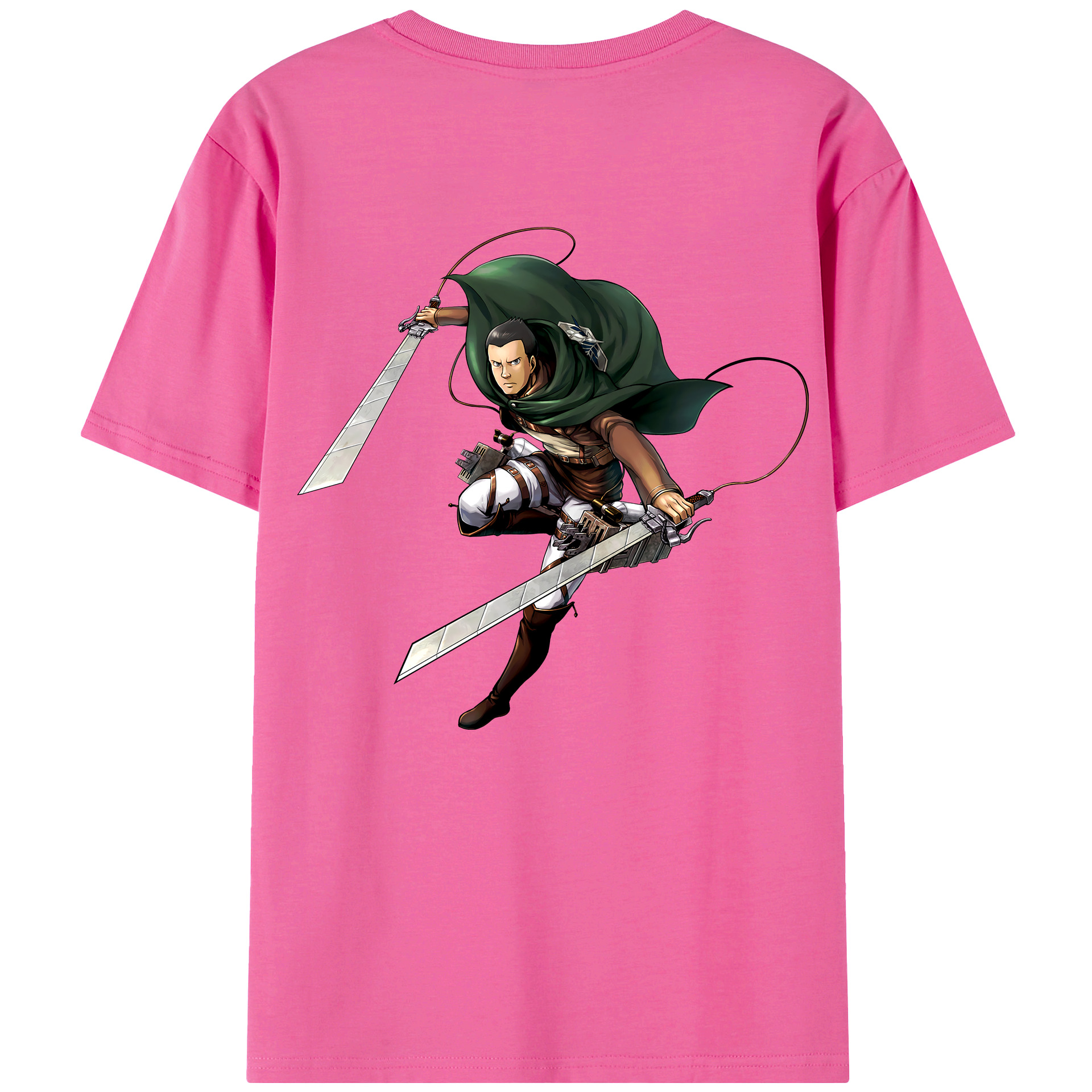 （画像用） 進撃の巨人 Attack on Titan レディース半袖Tシャツ(バックプリント)